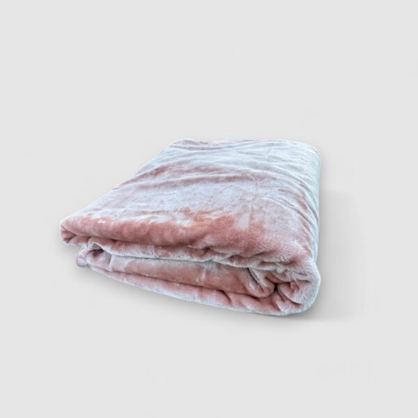 Κουβέρτα υπέρδυπλη fleece λεπτή 220Χ240 ροζ